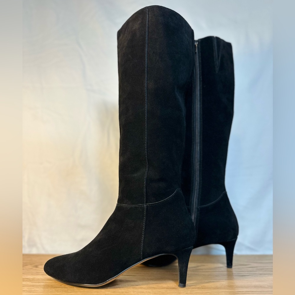Corso Como Black Suede Knee-High Boots | Women’s Size 10 | EUC - Picture 11 of 16